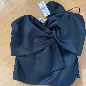 Adorable Strapless bustier top with bow-XS